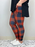 Buffalo Plaid Leggings w/ Pockets (Kid's No Pockets)