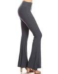 Solid Flare Leggings - Charcoal