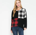 Perfectly Squared in Plaid Sweater