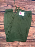 French Terry Joggers - Army Green