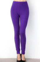 Solid Leggings - Purple