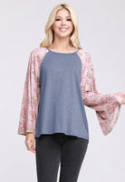 Jump Into Spring Contrast Top