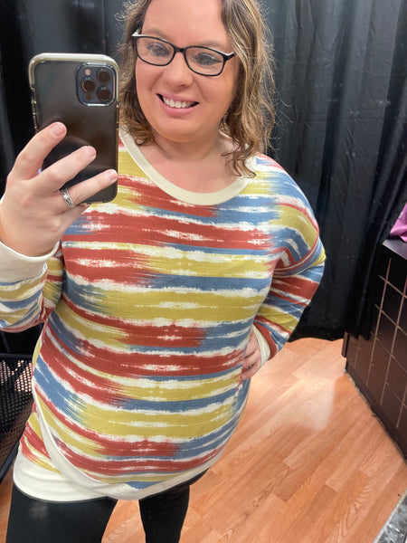 Paint Me in Stripes Long Sleeve